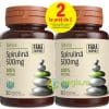 Pachet Spirulina 500mg 30cpr+30cps