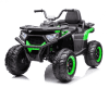 ATV electric copii 4×4, Kinderauto SuperOffroad, 140W 12V, RC, recomandat pentru 3-9 ani, culoare verde