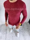 Pulover barbati slim fit bordo T3659 P18-1.1