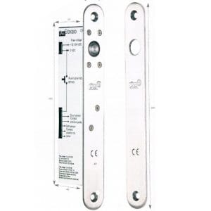 Bolt monitorizat CDVI DX200I, 14 mm, 12/24 Vcc