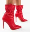 Botine dama Audrea Rosii
