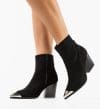 Botine dama Davion Negre