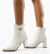 Botine dama Fygav Albe