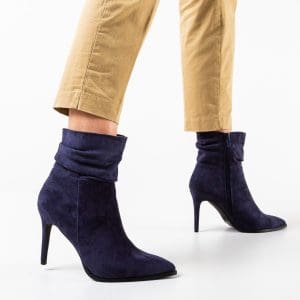 Botine dama Ving Bleumarin