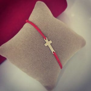 Bratara Cruciulita din Aur Galben