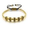 Bratara Eden din pietre semipretioase placate cu aur DRGB0095 DarGen