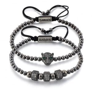 Bratari Selma Black din pietre semipretioase DRGB0161 DarGen