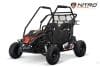 Buggy electric pentru 2 copii, Nitro Gokart 1000W 60V 20Ah, premium, culoare Rosie