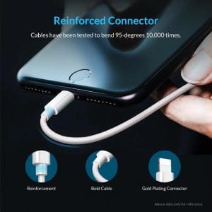 Cablu de date incarcare Apple – pentru iPad iPod iPhone 5 5S 5 C SE 6 6S 6s Plus 7 7 Plus 8 8 Plus X White