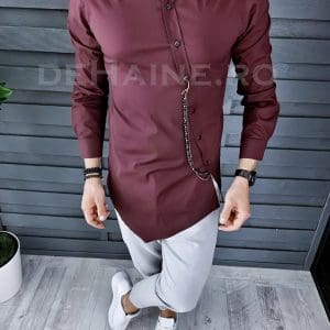 Camasa barbati asimetrica eleganta ZR A1009 3-4