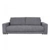 Canapea AZURRO 3L extensibila, 3 locuri, cu arcuri si lada depozitare, gri, 248x103x90 cm