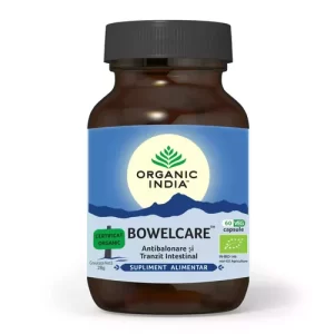 Bowelcare Tranzit Intestinal, Combate Balonarea 60 cps ECO| Organic India