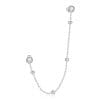 CERCEL din argint Beaded Chain