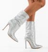 Cizme dama Lena Argintii