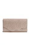 Clutch Erika roze cu sclipici
