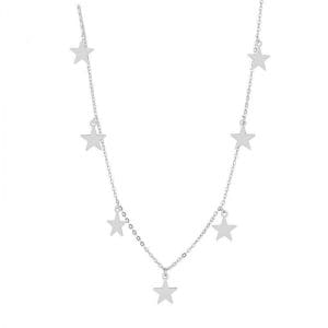 Colier Larnia Silver din otel inoxidabil DRGL0035 DarGen
