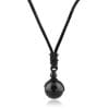 Colier Obsidian din pietre semipretioase DRGL0042 DarGen