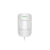 Detector de miscare si geam spart PIR Ajax CombiProtect Fibra WH, 12/9 m, 88/180 grade, pet immunity