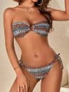 Costum de baie Fiona din material sintetic multicolor DRGCB0042 Dargen