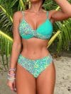 Costum de baie Santea din material sintetic multicolor DRGCB0046 Dargen