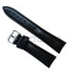 Curea ceas din piele neagra 22mm / 18mm