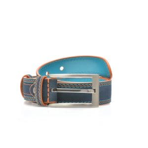 Curea LA GALERE bleumarin, 49616, din piele intoarsa