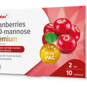 Dr.Max Cranberries & D-mannose Premium, 10 comprimate