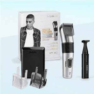 Aparat de tuns parul Carbon Steel Hair Clipper, 2 accesorii E977E, BaByliss