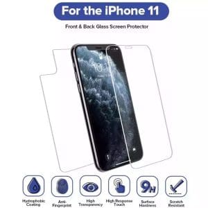 Sticla protectie fata + spate pentru Phone 11 11 Pro 11 Pro Max
