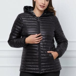 Geaca Alison neagra matlasata cu doua fete