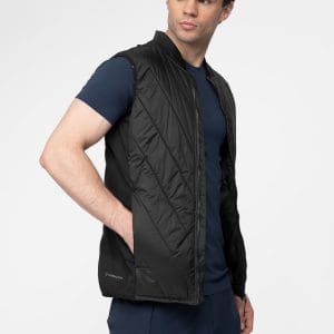 Vestă de trekking cu umplutura PrimaLoft® Black Insulation Eco pentru bărbați