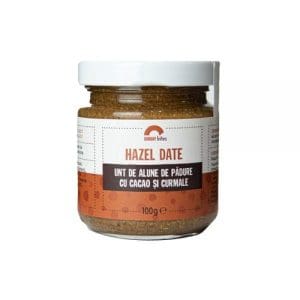 Unt de alune de pădure cu cacao și curmale Hazel Date, 100% natural | Sunday bites