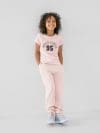Pantaloni jogger de molton pentru fete