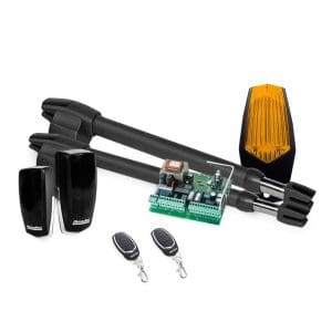 Kit automatizare poarta batanta Motorline LINCE 300 – 230V, 2.5 m/canat, 250 Kg/canat, 180 W