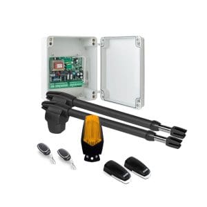 Kit automatizare poarta batanta Motorline LINCE 400 – 230V, 250 Kg/canat, 3 m/canat, 180 W