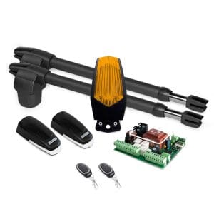 Kit automatizare poarta batanta Motorline LINCE 600 – 230V, 250 Kg/canat, 4 m/canat, 180 W