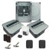 Kit automatizare poarta batanta Nice METRO 230V, 3 m/canat, 400 Kg, montaj ingropat, 250W
