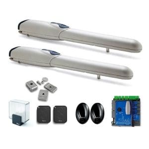 Kit automatizare poarta batanta Nice Wingo 2024, 200 Kg/canat, 2 m/canat, 24 V