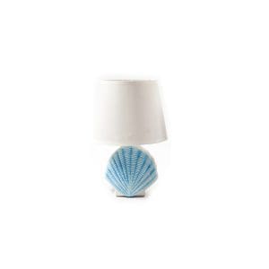 Lampa Sea, cu baza ceramica, scoica, 18×28 cm