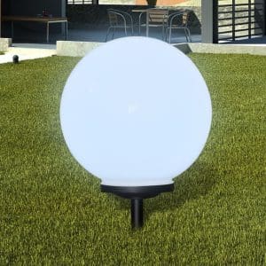 Lampă solară pentru exterior cu LED-uri + țăruș, 40 cm, 1 buc