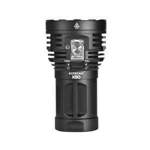 Lanterna profesionala Acebeam X50 CRI, 21.000 lumeni, 494 m + acumulator