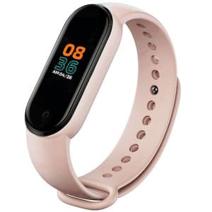 Bratara Fitness M6 Band, Bluetooth, Monitorizare Puls Sanatate, Vibratii, Pink