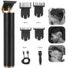 Aparat de tuns NYTRO T9 Vintage, Fara Fir, Masina Tuns Par si Barba, 5W, Reincarcabil prin USB, Black