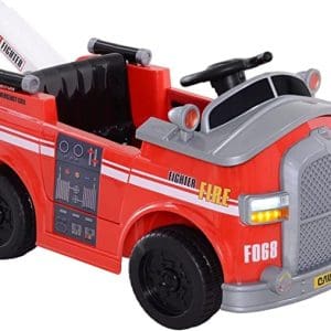 Masinuta electrica de pompieri Kinderauto PATROL BJJ306 70W 12V, culoare Rosu