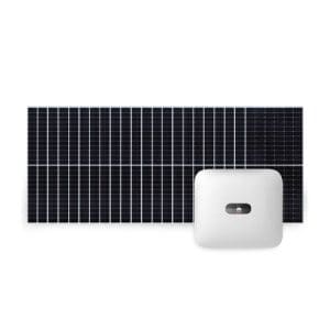Sistem fotovoltaic 10kW, invertor trifazat On Grid WiFi si 22 panouri Canadian Solar, 120 celule, 455 W