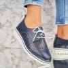 Mocasini dama Piele Naturala Bleumarin Jayde