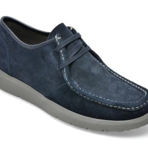 Mocasini GEOX bleumarin, U04AYB, din piele intoarsa