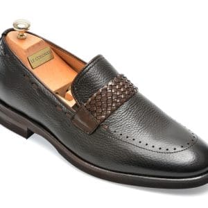 Mocasini LE COLONEL maro, 62114, din piele naturala