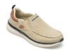 Mocasini SKECHERS gri, DELSON 2.0, din material textil