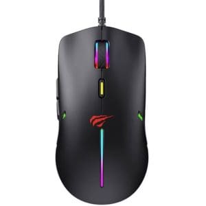 Mouse gaming cu fir Havit MS1031, USB, DPI 800-7200, 6 Butoane, RGB, Cablu 1.6m